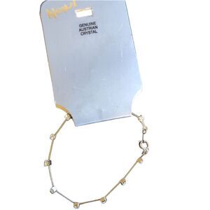 Chain Bracelet Austrian Crystal Adjustable Lobster Clasp